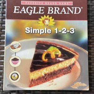 Hardback Favorite Brand Name Eagle Brand Simple 1-2-3 Cookbook Recipes Pages 160